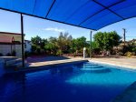 Casas Garden in San Felipe Baja California, downtown rental home - swimming pool to garden